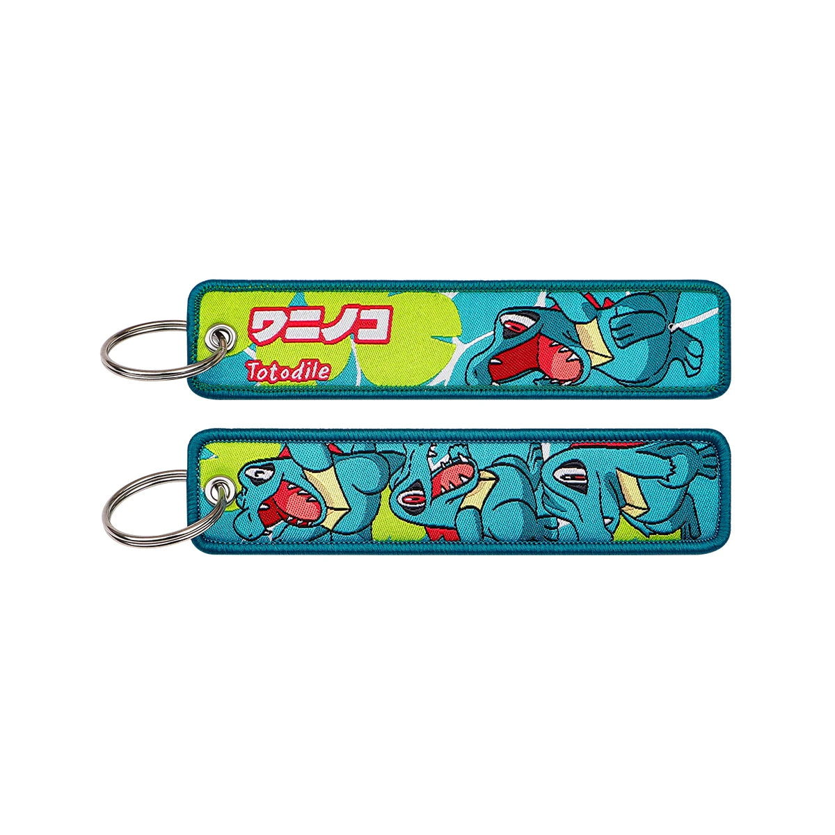 Japanese Anime Elf Monsters Keychain for Cars Backpack Key Holders Embroidery Keyrings Key Tag Jet Tag Accessories Gifts 1pc…