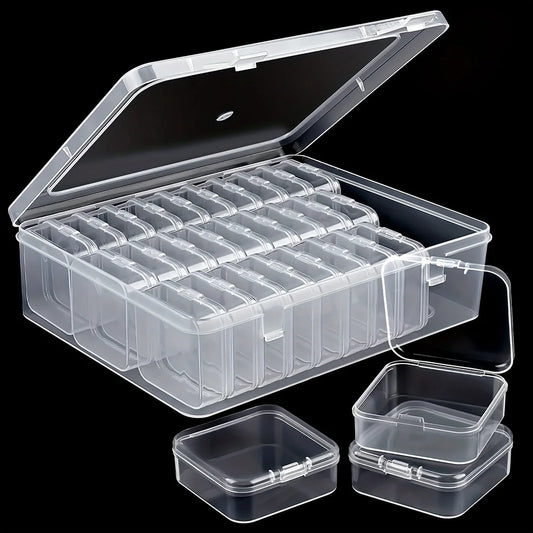DIY Diamond Painting Embroidery Storage Box, Nail Art Jewelry Rhinestone Mosaic Storage Container, Multifunctional Storage B…