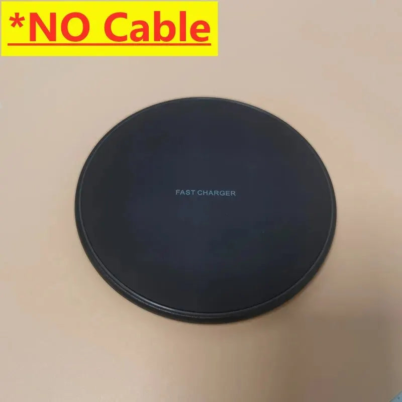Wireless Charger For iPhone 17 15 14 13 12 X Pro Max Induction Fast Charging Pad Dock Station For Samsung S23 S22 Xiaomi Hua…