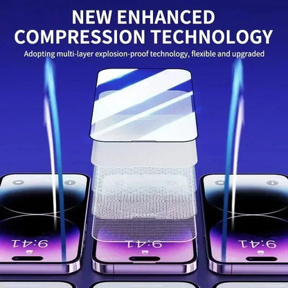 3Pcs Oleophobic Coating Dust Free Easy Installation Screen Protector for IPhone 13 11 12 14 15 Pro Max Mini XR 16 15 Plus Gl…