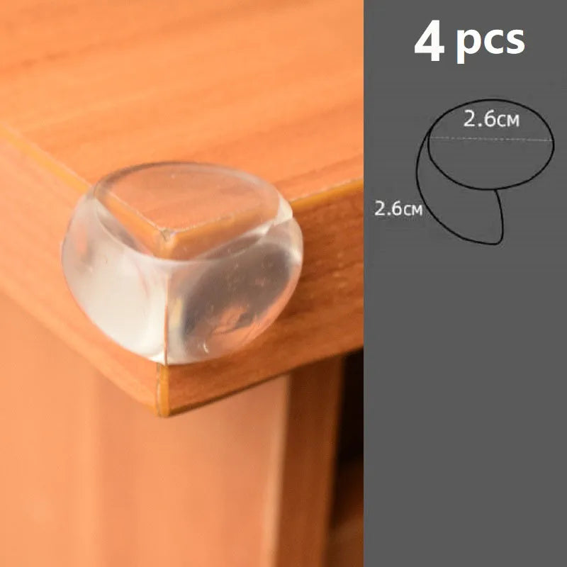 4Pcs/10PCS Children Baby Safety Silicone Protector Table Corner Edge Protection Cover Children Anticollision Edge Guards - i…