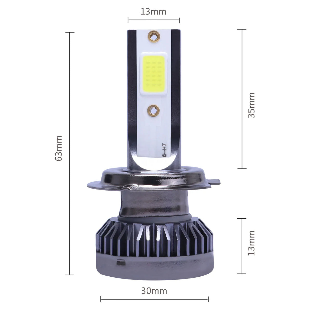 2Pcs LED H4 H7 Car Headlight H1 LED Bulb H8 H11 9005 HB3 9006 HB4 9004 HB1 H3 HB5 H13 Led Lights 20000LM Turbo Lampada 12V -…