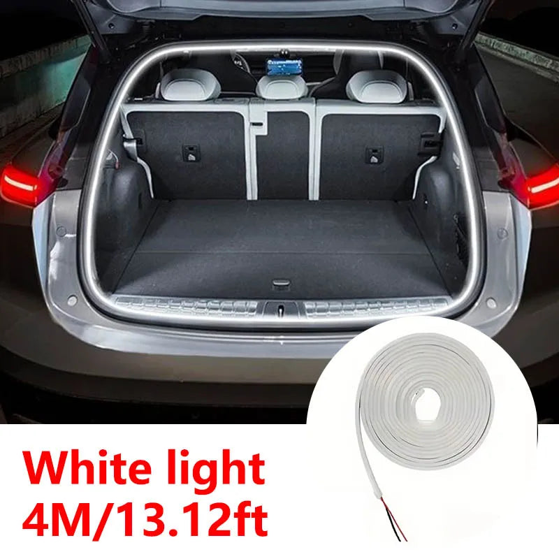 Car High Brightness Trunk Lighting Ambient Light Interior Decoration LED Wiring Free Automatic Sensing Tailgate Light Strip…