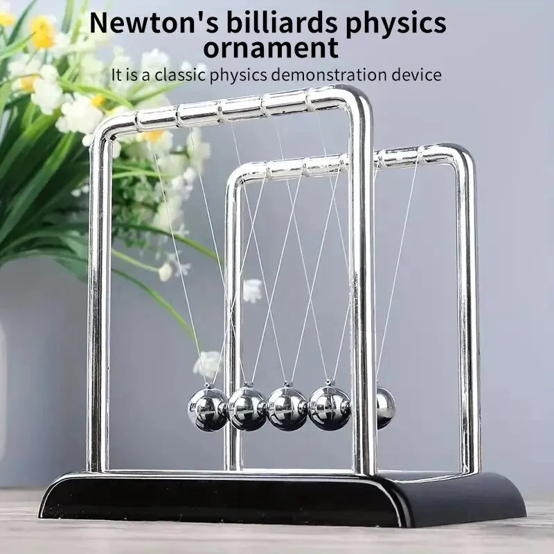 Newton's Cradle Balance Steel Ball Teaching Supplies Physics Science Pendulum Desktop Toys Stress Relief Gifts Home Decorati…