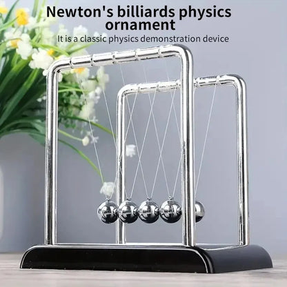 Newton's Cradle Balance Steel Ball Teaching Supplies Physics Science Pendulum Desktop Toys Stress Relief Gifts Home Decorati…