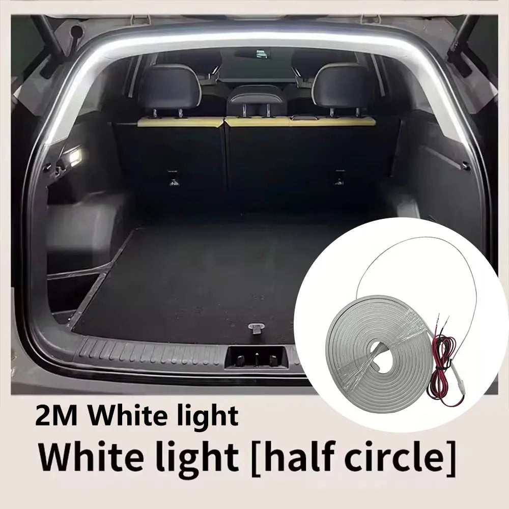 Car High Brightness Trunk Lighting Ambient Light Interior Decoration LED Wiring Free Automatic Sensing Tailgate Light Strip…