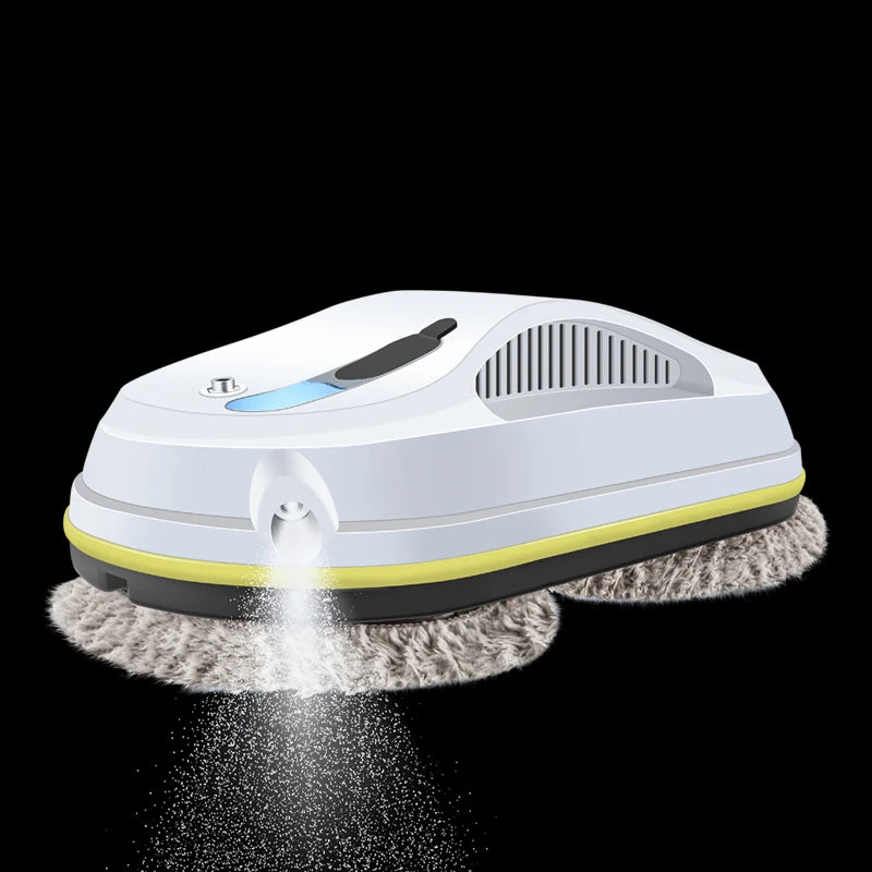PuRuiKai Household Window Automatic Water Spray Cleaning Robot,With Intelligent Edge Detection System,Robot Glass Cleaner -…
