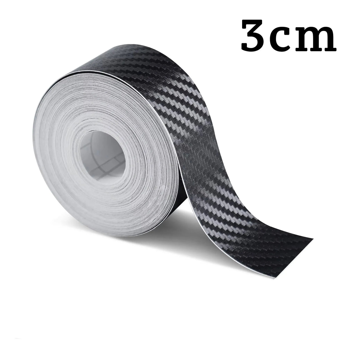 1-5m Nano Carbon Fiber Car Tape Sticker Door Mirror Paste Protector Strip DIY Protection Protective Film Waterproof Adhesive…