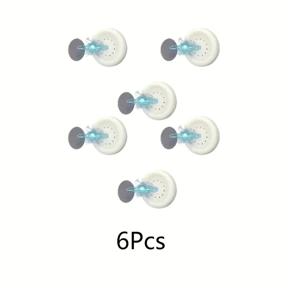 3/6pcs No Drill Magnetic Remote Holder - Wall Mount for TV/AC/DVD Remotes, White Space-Saving Design - image 7