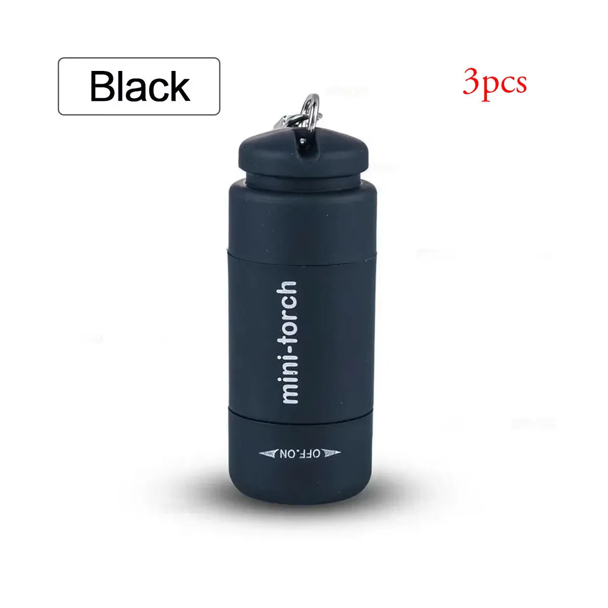 Pocket Keychain Flashlight Waterproof Outdoor Hiking Camping Mini FlashlightUSB Rechargeable LED Multifunctional Strong Ligh…
