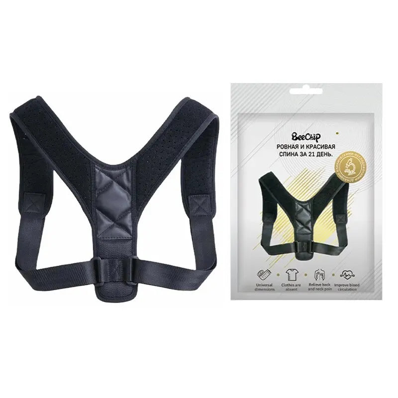 Back Posture Correction Belt Hunchback Prevention Correction of Sitting Posture Unisex Breathable Body Shaping - image 6