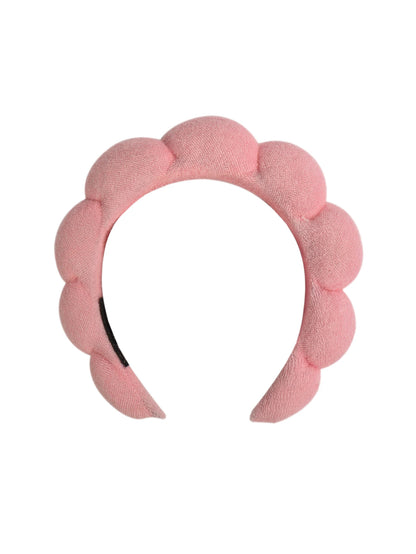 1/3Pcs Fashion Microfiber Washing Wristbands Scrunchies Puffy Headband Spa Bubble Headband for Washing Face Makeup Shower Sk…