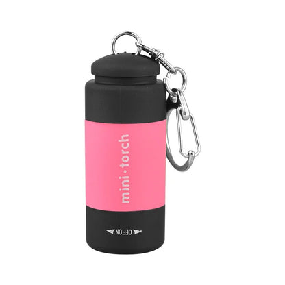 USB Rechargeable LED Multifunctional Strong Light Pocket Keychain Flashlight Waterproof Outdoor Hiking Camping Mini Flashlig…