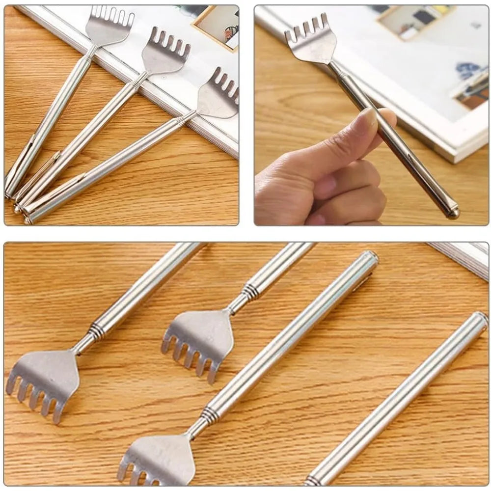 Compact Telescopic Back Massager – Portable Extendable Stainless Steel, Ideal Birthday Gift & Christmas Stocking Stuffer for…