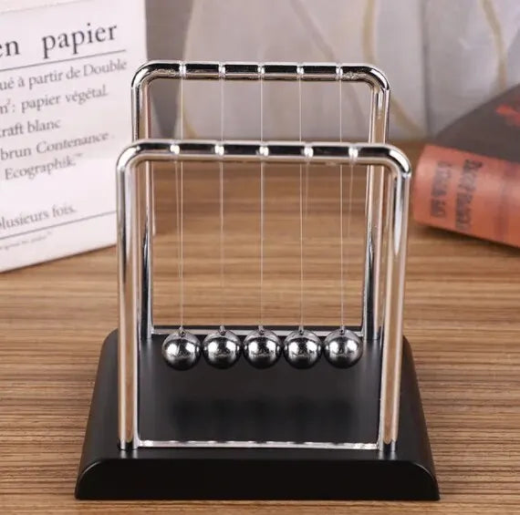 Newton's Cradle Balance Steel Ball Teaching Supplies Physics Science Pendulum Desktop Toys Stress Relief Gifts Home Decorati…