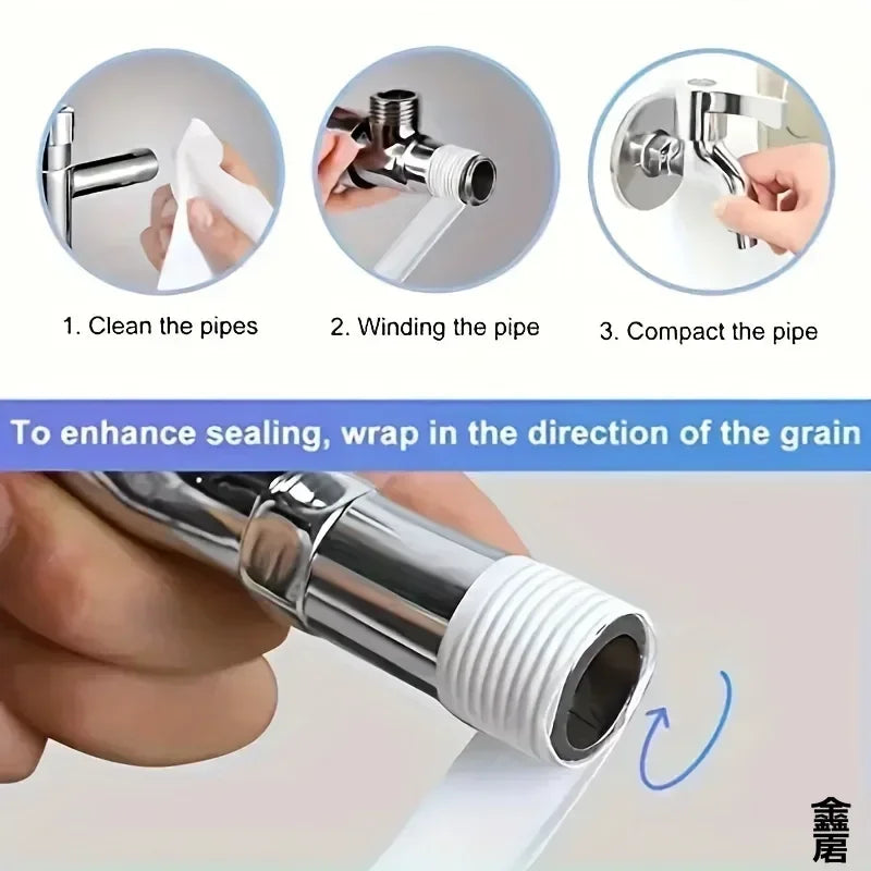 10 PCS Seal Tape Thread Seal Waterproof Leak Tape Duct Tape Plumbing Fitting Oil-Free Repair Tool Adhesives Sealants - image…