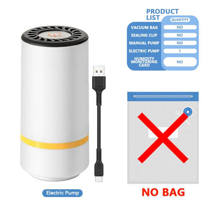 3D Printer Filament Vacuum Bag with USB Rechargeable Electric Air Pump, Vacuum Sealing for PLA ABS PETG Filament Storage - i…
