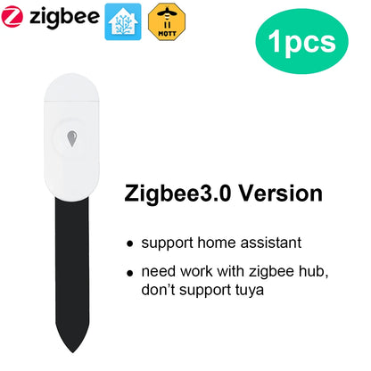 Tuya Zigbee Temperature Humidity Moisture Detector Smart Soil Tester Moisture Sensor Phone App RealTime Monitor for Home Gar…