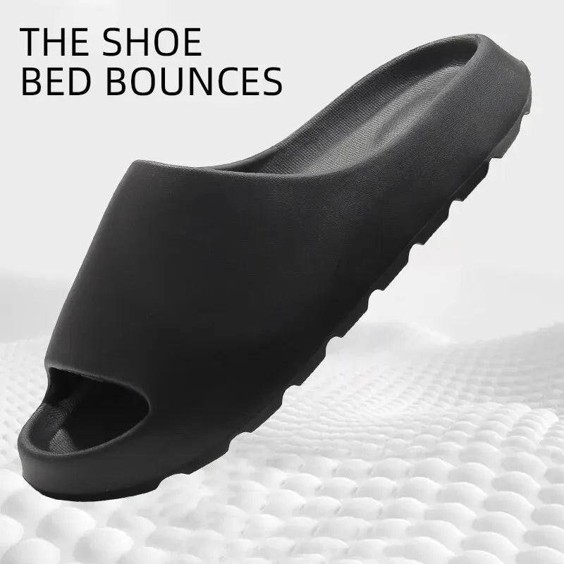Coconut Slippers Feel like Stepping on Clouds Thick-soled Sandals Summer New Non-slip Wearing Sandals（Shoebox not included）…