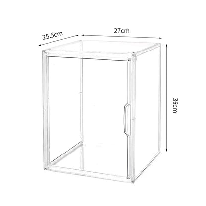 1/2/3/4PCS Acrylic Clear Display Storage Box for Fingures Foldable Display Case for Figurines Dolls Action Figure Organizer…