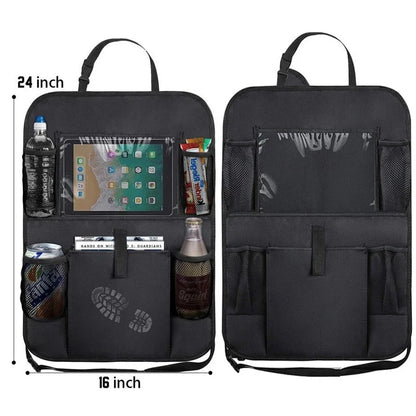 Car Backseat Organizer with Touch Screen Tablet Holder Auto Storage Pockets Cover Car Seat Back Protectors Car Accessories -…
