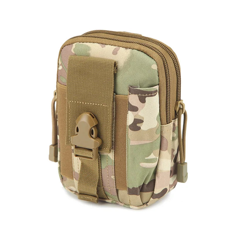 Molle Pouch Belt Waist Pack Men Small Pocket Survival Tool Bag for Running Travel Camping Hunting Airsoft - image 8