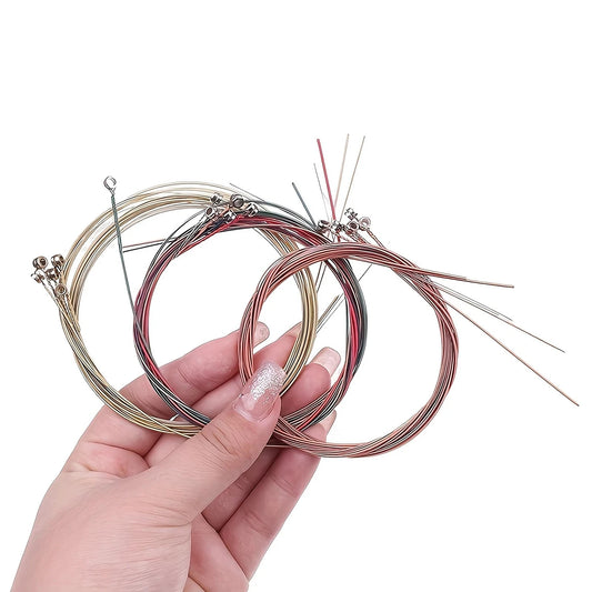 6Pcs/Set High-Quality Acoustic Guitar Strings - Replacement Guitar Strings, Premium Guitar Accessories - image 2