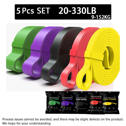 20~230lbs Heavy-Duty Resistance Band Agility Training Workout Gym Equipment Yoga Pilates Accessories Rubber Band Home Gym -…