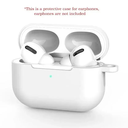 For AirPods Pro Protective Case Silicone New Solid Color Apple Bluetooth Headset Soft Case Protective Cover - image 8