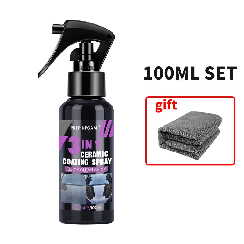 Ultimate Ceramic Coating Spray Coatin Nano Crystal Hydrophobic Layer Polishing Paint Coating Agent Polish Nanos Coatings - i…