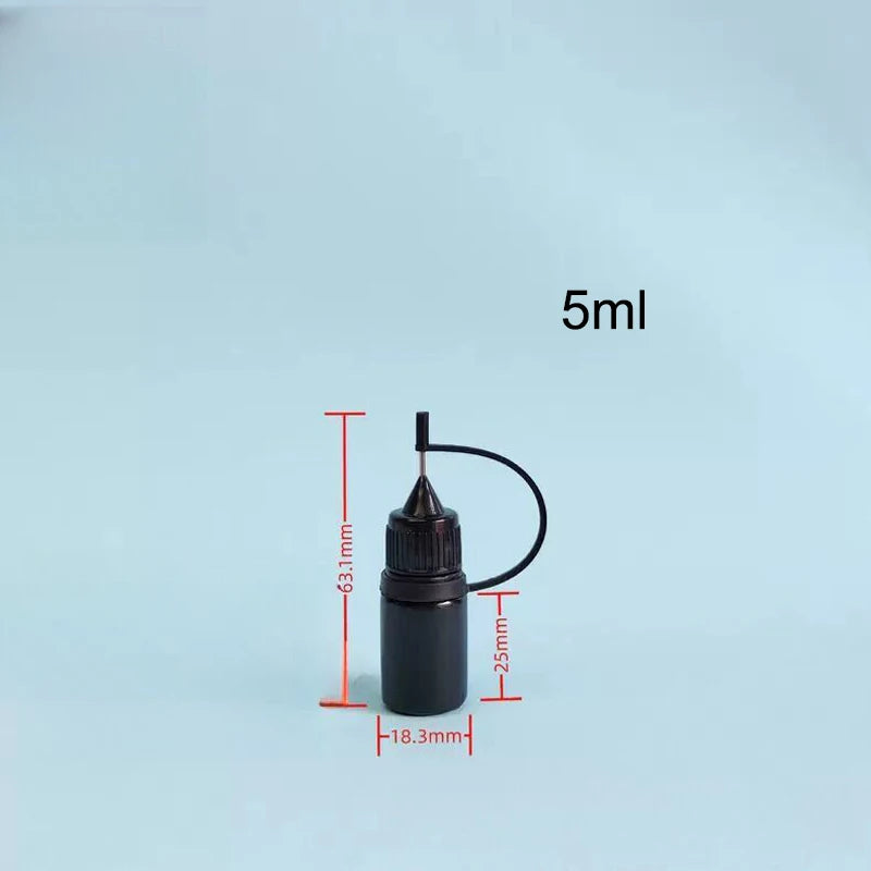 50ML Plastic Liquid Alcohol Bottle For Dispenser Rosin Solder Flux Paste For Phone PCB Cleaning Welding Repair Tools - image…