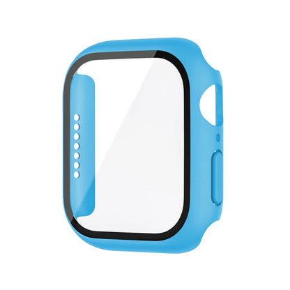 Tempered Glass+Case For Apple Watch 38mm 40mm 41mm 42mm 44mm 45mm 46mm Screen Protector Protective Cover iWatch 10 8 7 9 6 S…
