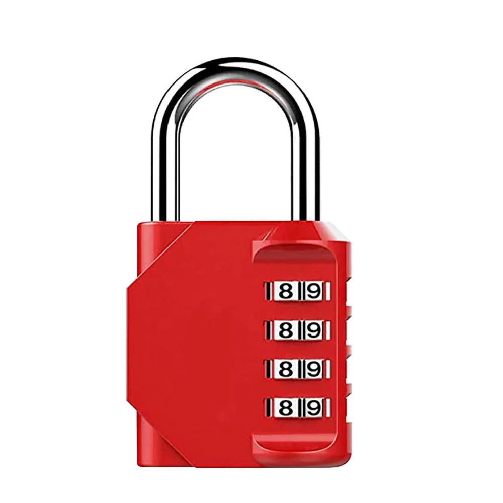 1pc Combination Lock Resettable 4 Digit Padlock with Combination Waterproof and Heavy Duty Combination Padlock Outdoor - ima…