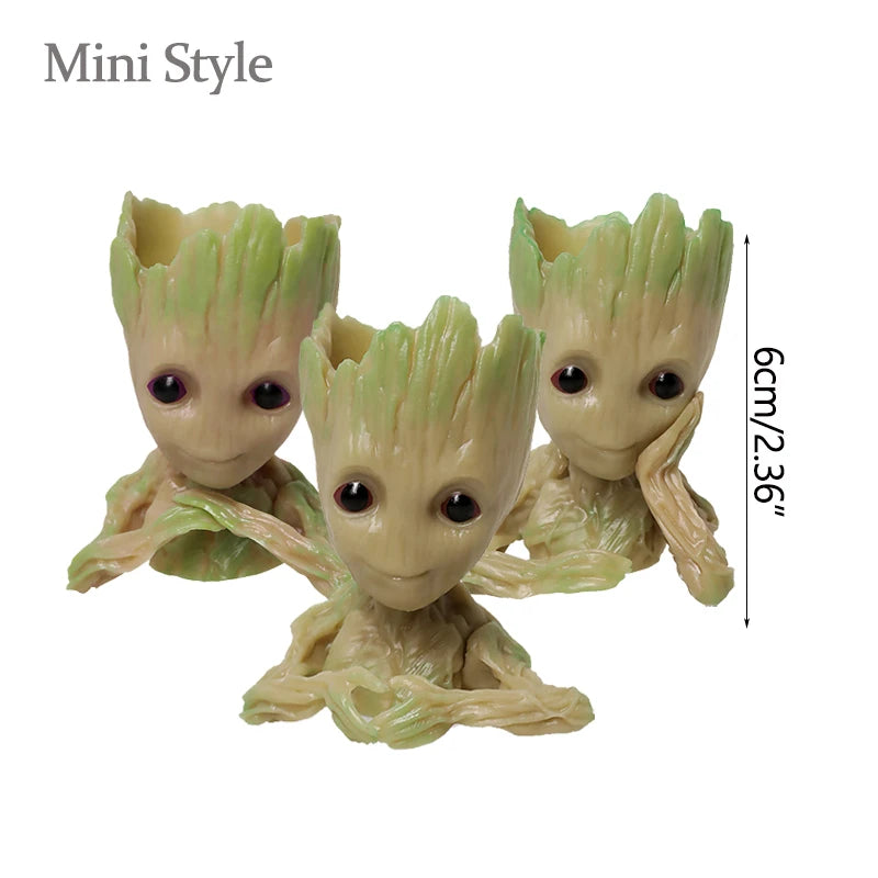 Home Decoration Crafts Miniature Model Office Desktop Display Cartoon Groot Figurines Handicrafts Decor Tree Man Ornament 5C…