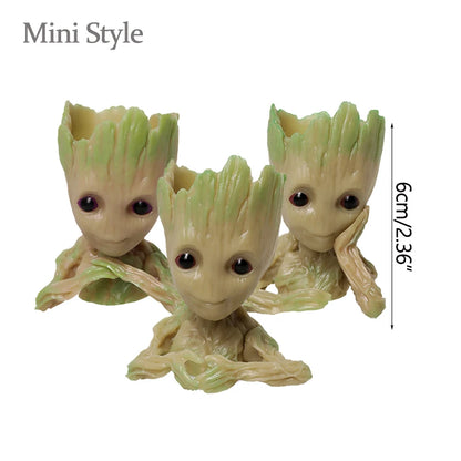 Home Decoration Crafts Miniature Model Office Desktop Display Cartoon Groot Figurines Handicrafts Decor Tree Man Ornament 5C…