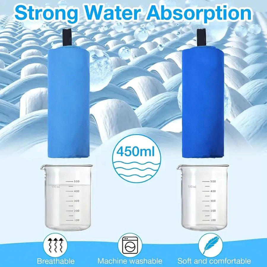 Microfiber Towel Quick Dry Towel Travel Towel Sports Towel Beach Towel Sandproof Soft Light Towel For Swim, Yoga, Gym - imag…