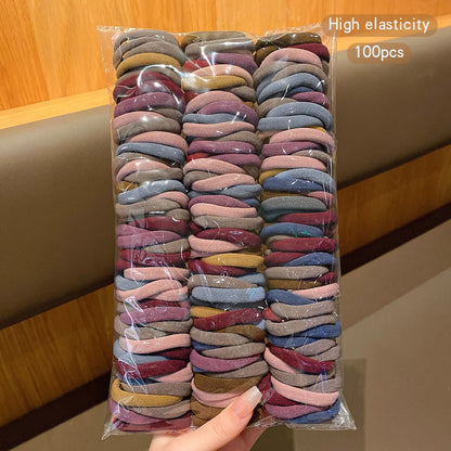 100 seamless, high elasticity, durable Korean style hair accessories with elastic bands suitable for daily use - image 3