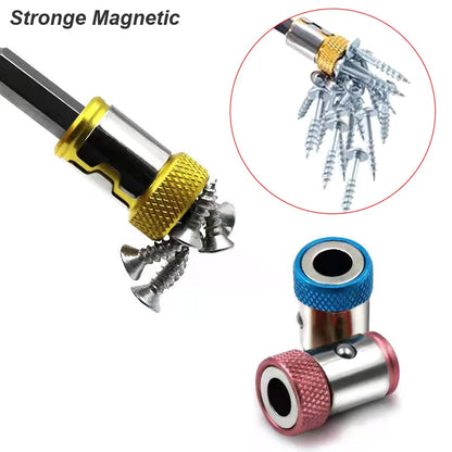 Magnetic Ring Screwdriver Bit Holder Cross Phillips Magnet 1/4 Strong Magnetizer Removable Part Adapter Screw Driver Power T…