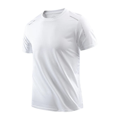 CHRLCK Men's Running Quick Drying T-shirts Breathable Hiking Fishing Tees Soft Elasticity Outdoor Sports Short Shirt Summer…