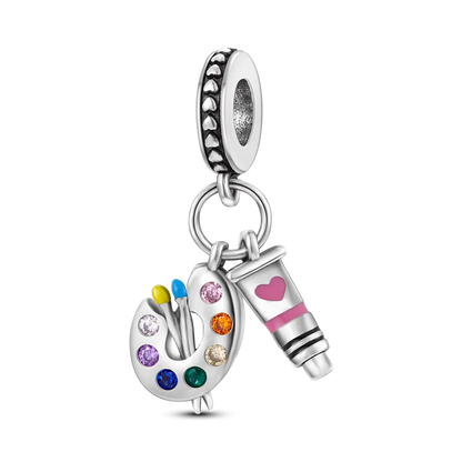 2026 Hot Sale Charms Bead 925 Sterling Silver Pink Butterfly Luminous Firefly Dangle Fit Bangle Bracelet Necklace DIY Jewelr…