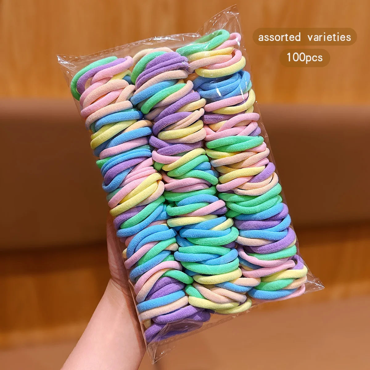 100 seamless, high elasticity, durable Korean style hair accessories with elastic bands suitable for daily use - image 8