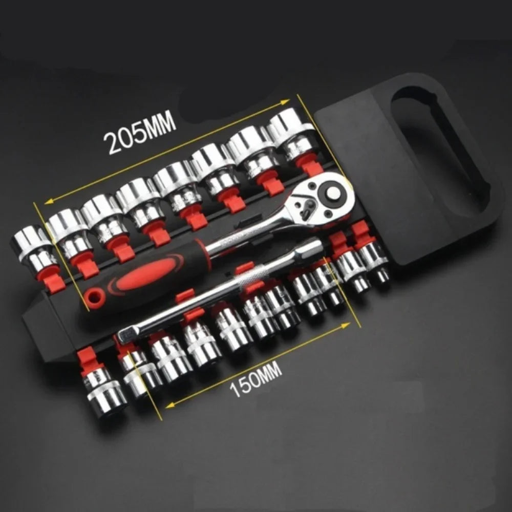 12 Pcs Set Wrench Socket Set Motorcycle Bicycle Repairing Tool Hardware Car Boat Auto Repair Tools Bike Multitool Bike Tool…