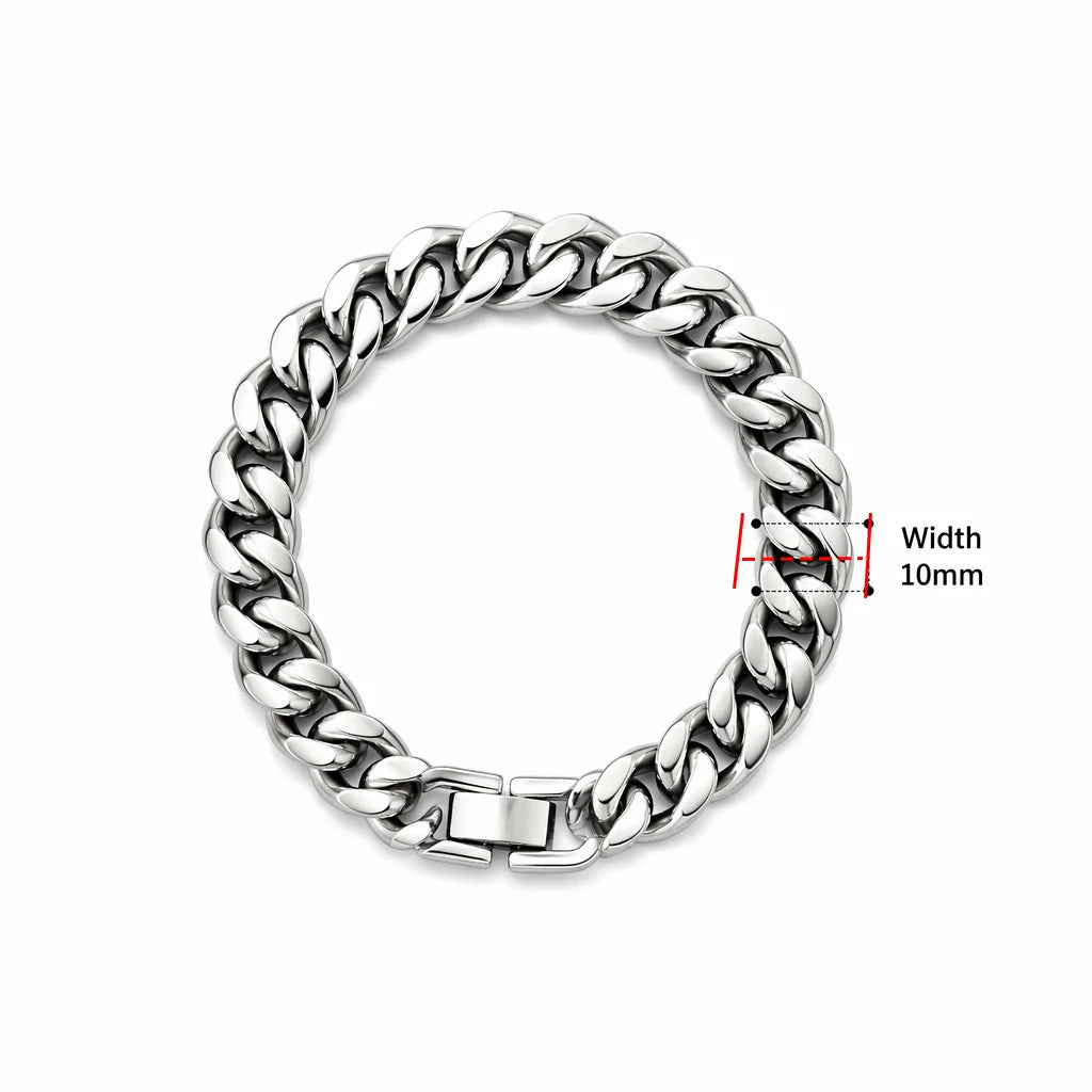 Stainless Steel Braided Double Row Front and Rear Fish Scale Alloy Magnetic Buckle Bracelet with Keel Jewelry New Model - im…
