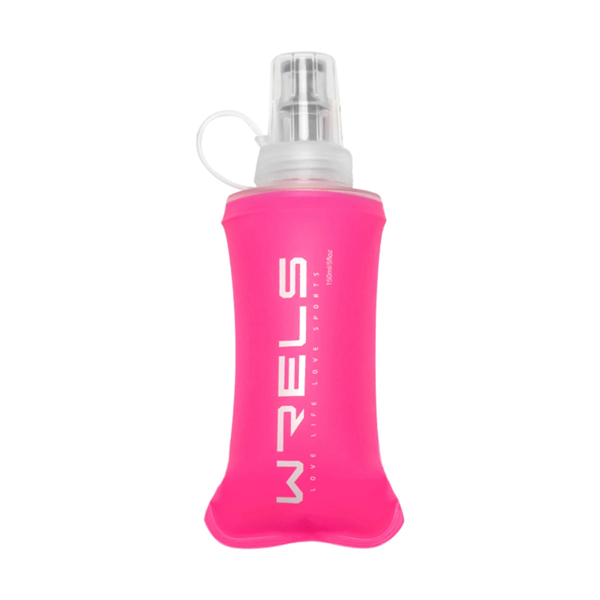 1pc150ml/250ml/500ml Outdoor Collapsible Silicone Bite Size Water Bottle Running Camping Hiking Travel Convenient Water Bott…