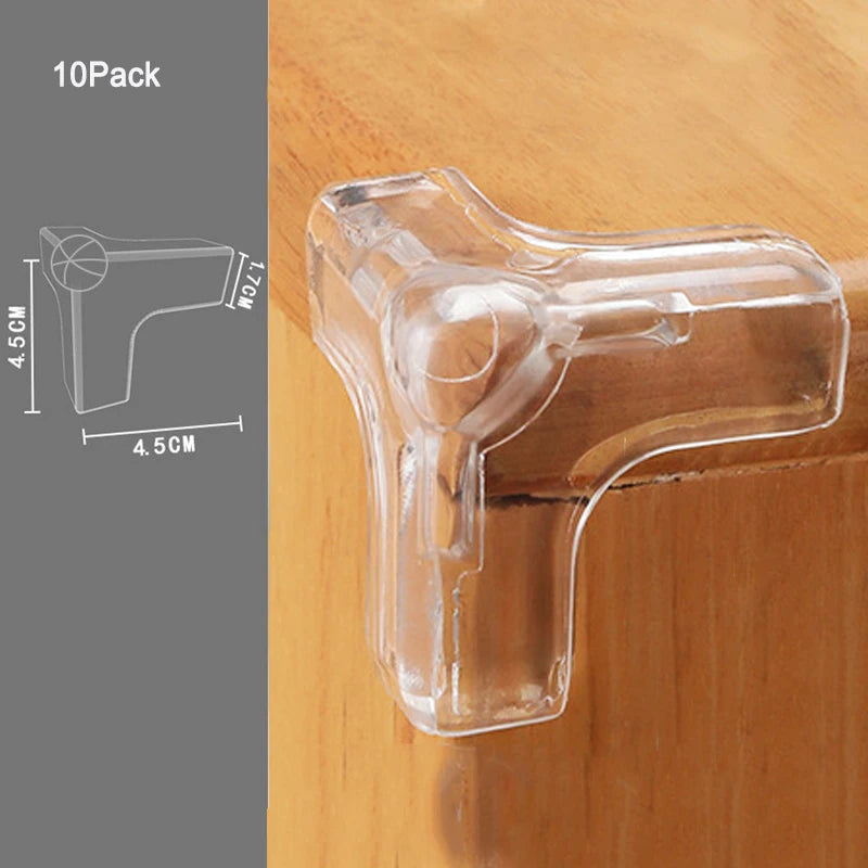 4Pcs/10PCS Children Baby Safety Silicone Protector Table Corner Edge Protection Cover Children Anticollision Edge Guards - i…