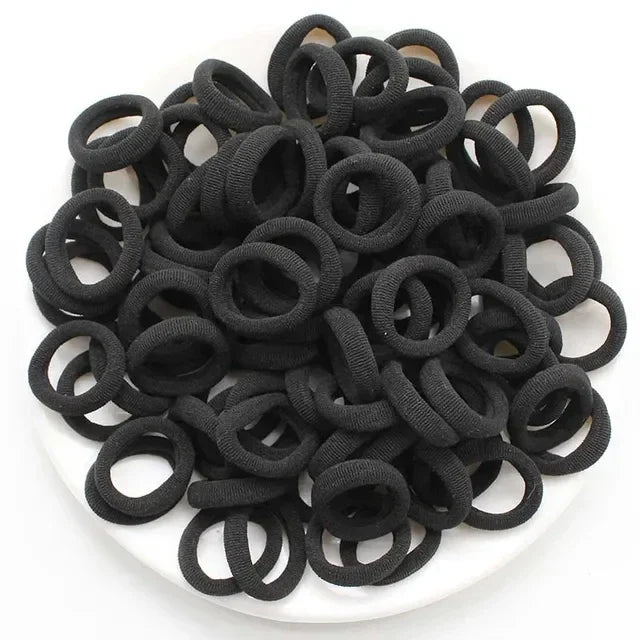 200-1000pcs Women Girls Colorful Nylon Elastic Hair Bands Ponytail Hold Small Hair Tie Rubber Bands Scrunchie Hair Accessori…