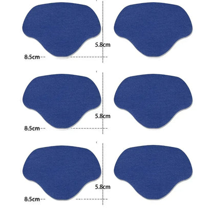 6pcs Sports Shoes Repair Stickers Suede Heel Protector Anti-Wear Repair Holes Self-adhesive Patches Insoles Pad Foot Care In…