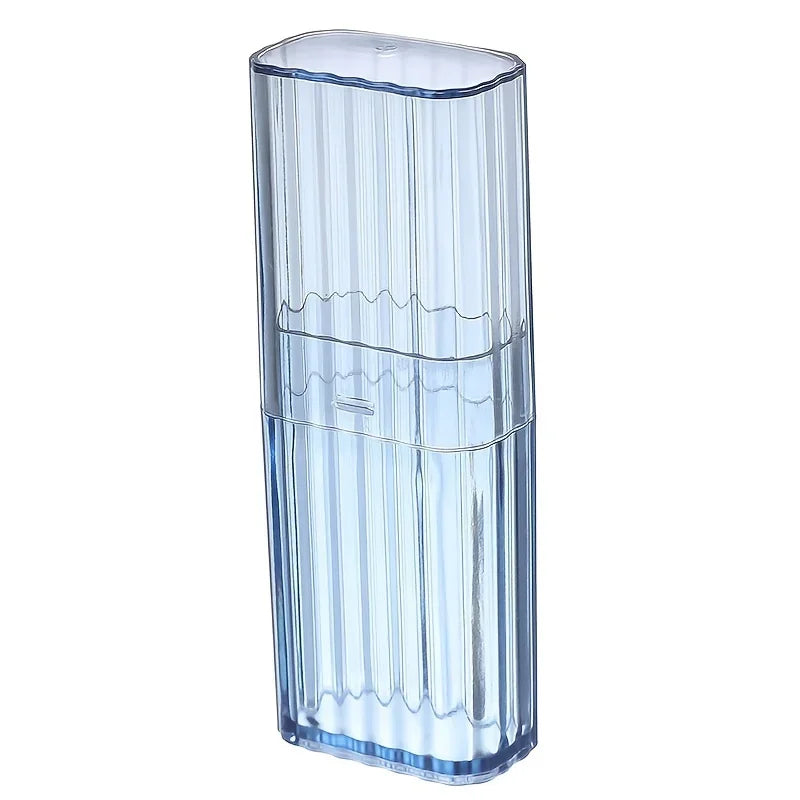 1pc Portable Transparent Storage Box, Practical Toothpick Cotton Swab Case for Travel or Business Trip - image 6