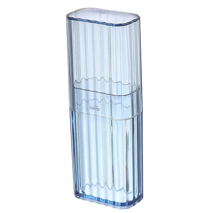 1pc Portable Transparent Storage Box, Practical Toothpick Cotton Swab Case for Travel or Business Trip - image 6