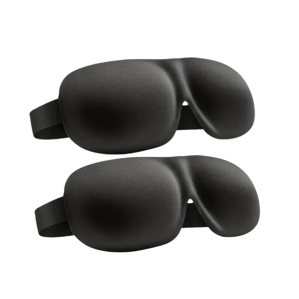 3D Contoured Sleep Mask 100% Light Blocking Eye Mask Ultra-Soft Skin-Friendly Material Breathable Eye Cover For Rest Travel…